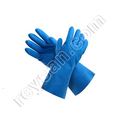 LUVA AZUL NITRILO METAL ADERÊNCIA METAL DETECTÁVEL RAIOS-X