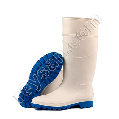 BOTA DE PVC BRANCO SEM BIQUEIRA 