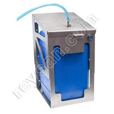 SUPORTE EM AÇO INOXIDÁVEL PARA BIDÃO DE 25 LITROS