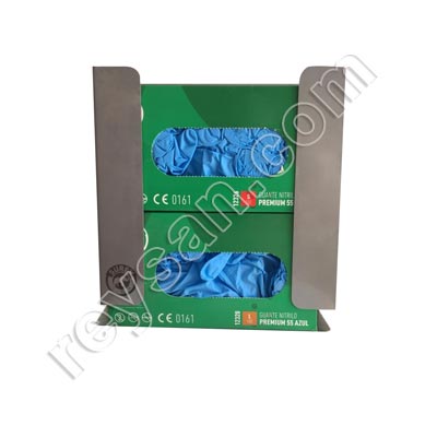 DISPENSADOR DE LUVAS EM AÇO INOXIDÁVEL