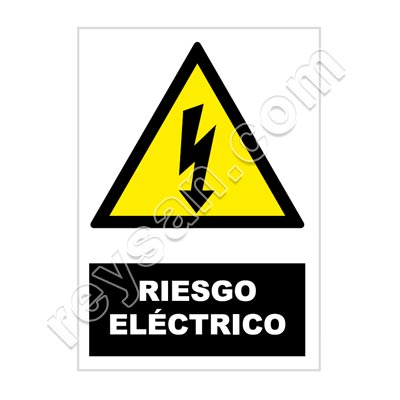 SEÑAL RIESGO ELECTRICO
