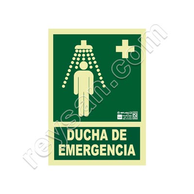 SEÑAL DUCHA DE EMERGENCIA