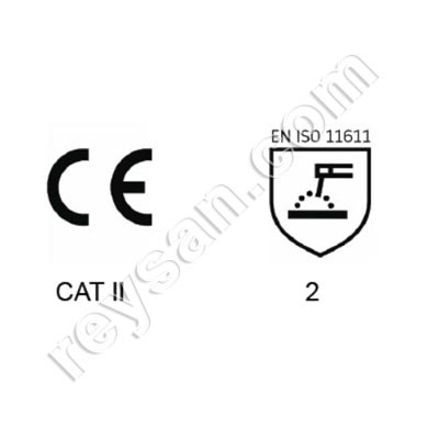 AVENTAL DE SOLDADURA CINZA 300D