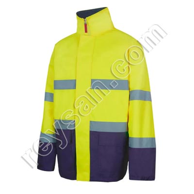 PARKA BICOLOR ALTA VISIBILIDADE