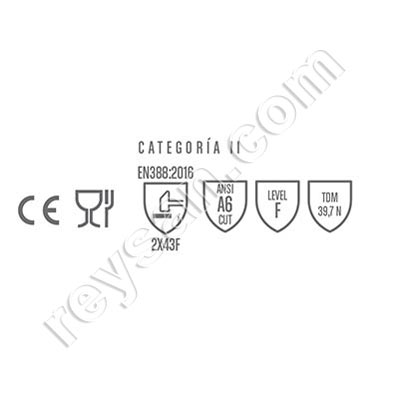 LUVA DETECTÁVEL DE METAL FANTASMA STAHLNETZ CUTGUARD