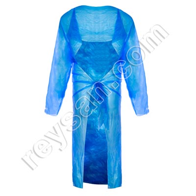 AVENTAL DESCARTÁVEL COM MANGAS CAST PE PREMIUM 