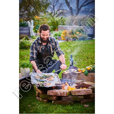 AVENTAL DE COURO DICK 95 x 70 CM