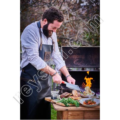 AVENTAL DE COURO DICK 95 x 70 CM