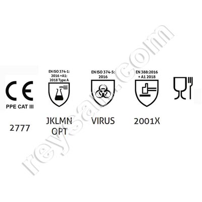 Luva NITRI-TECH III LITE de Nitrilo