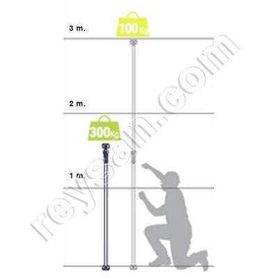 ESCORA DE EXPANSÃO 155-290CM