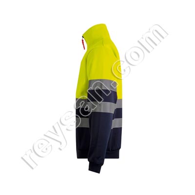 SWEAT DE ALTA VISIBILIDADE COM ZÍPER