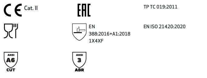 LUVA TEGERA CUT THERMO 918