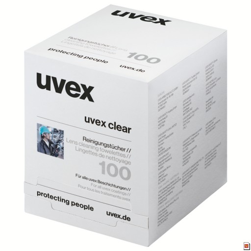 KIT DE TOALHETES DE LIMPEZA PARA ÓCULOS UVEX