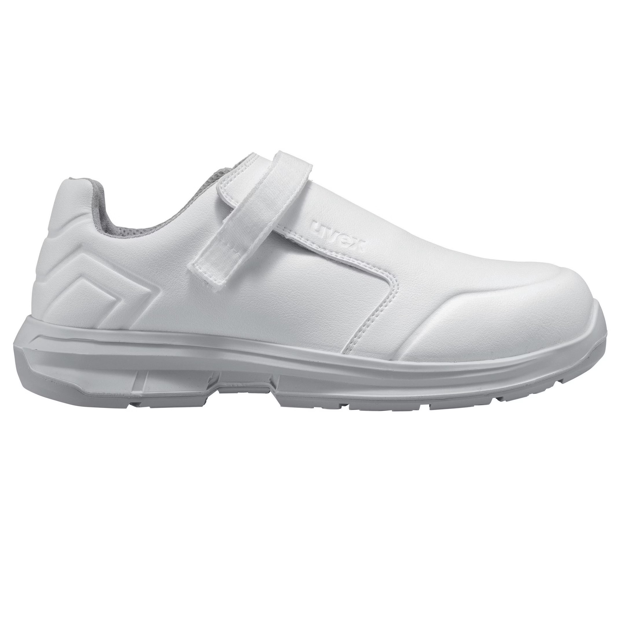 SAPATO DE SEGURANÇA UVEX 1 SPORT BRANCO VELCRO S2