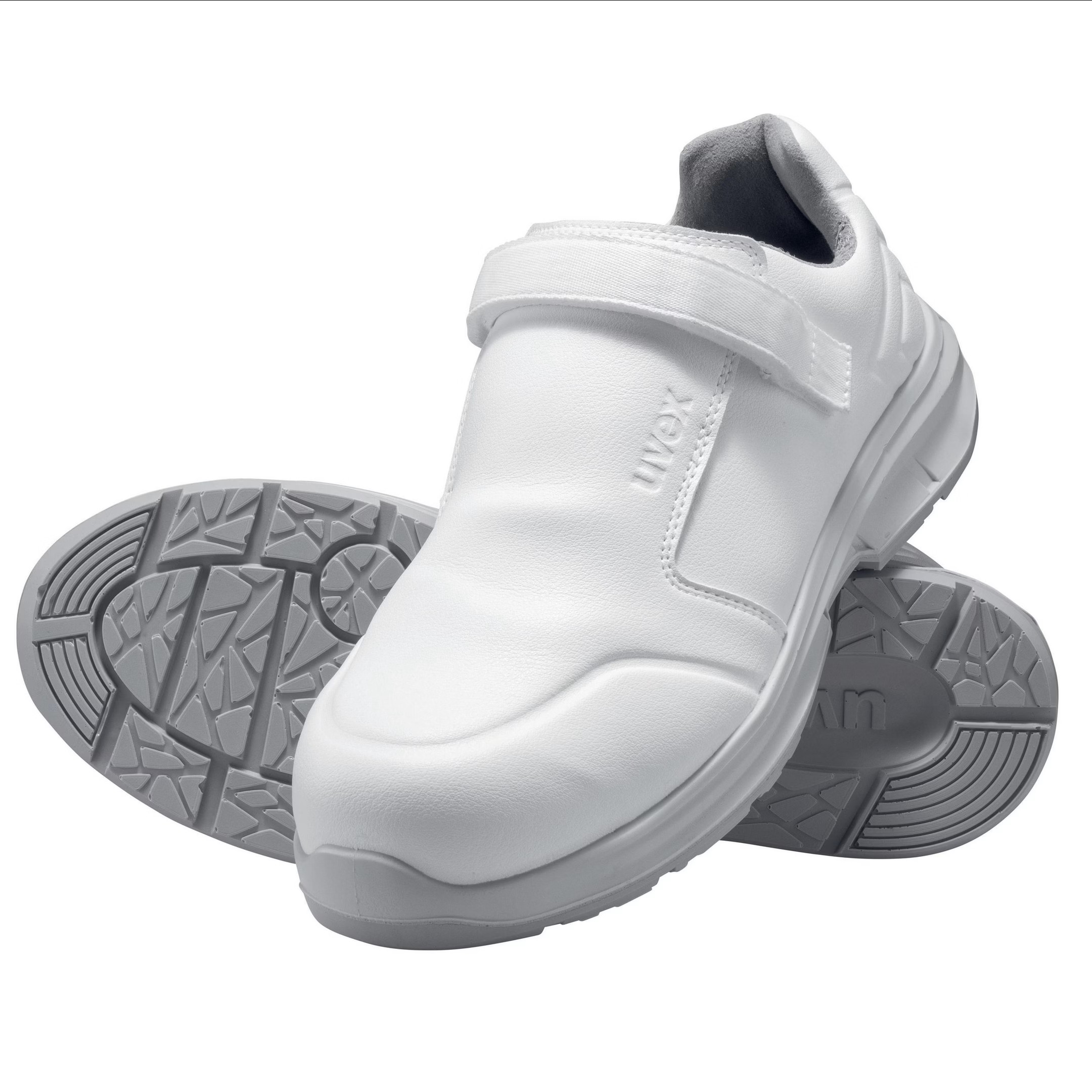 SAPATO DE SEGURANÇA UVEX 1 SPORT BRANCO VELCRO S2