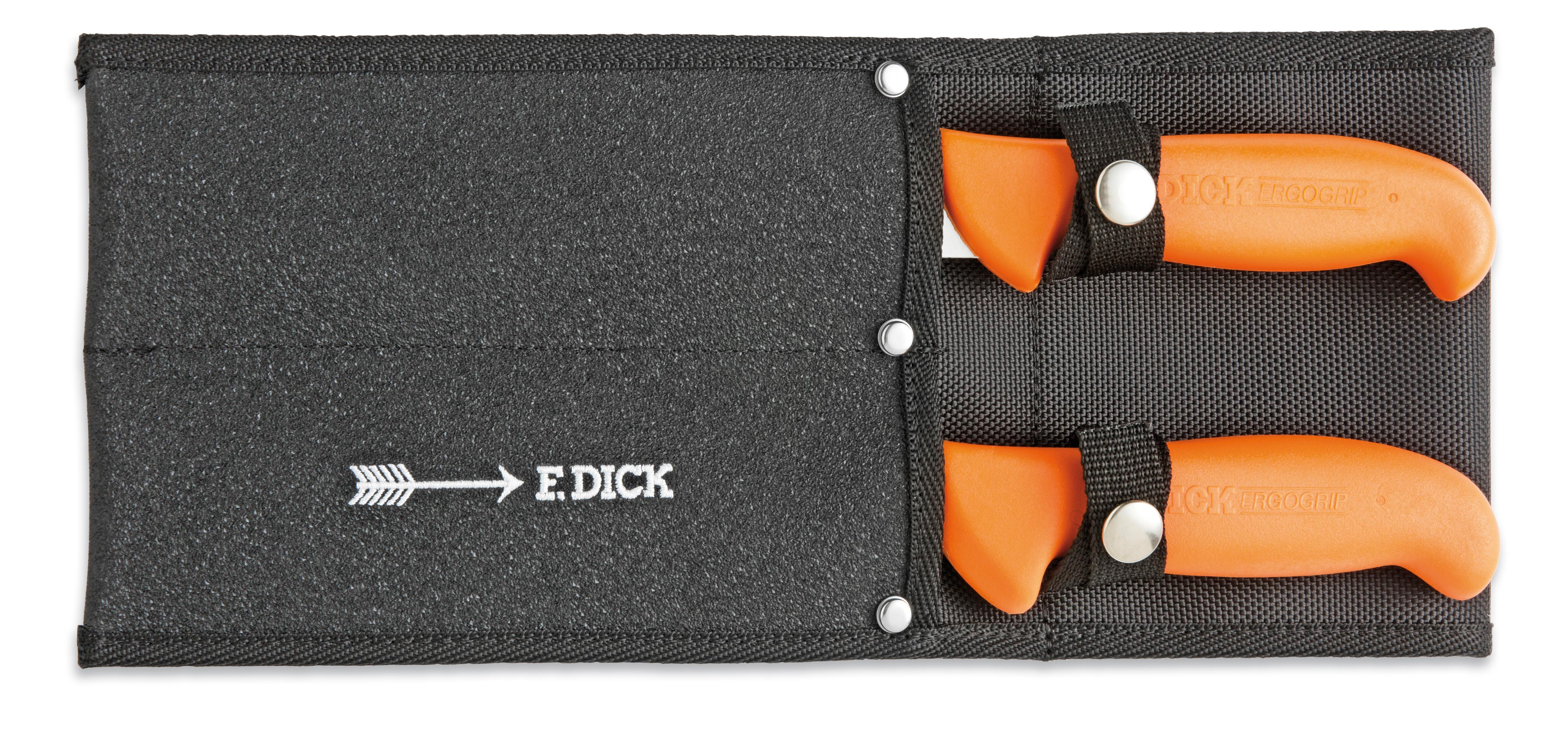 CONJUNTO DE CAÇA DICK ERGOGRIP COM 2 FACAS E ESTOJO