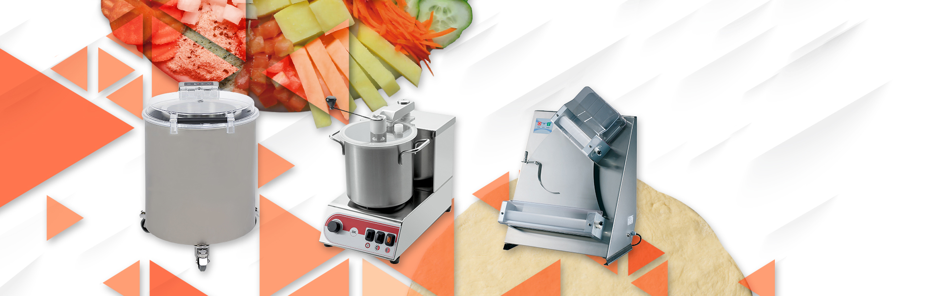 Nós expandimos nossa seção de máquinas de catering